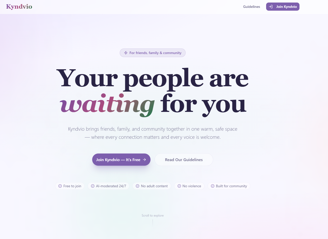 Kyndvio Community Platform